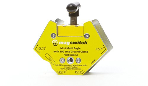 Magswitch - 8100351 Mini Multi Angle w 300amp GC Mini Multi Angle with 200 Amp, Yellow/Silver/Black
