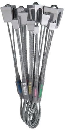 Wild Country Rock Set 1-10 Grau - Klassisches Klemmkeil Set, Größe Multi-Size - Farbe Silver