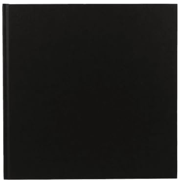 Seawhite Black Cloth Hardback Sketchbook - Large Square 250x250mm