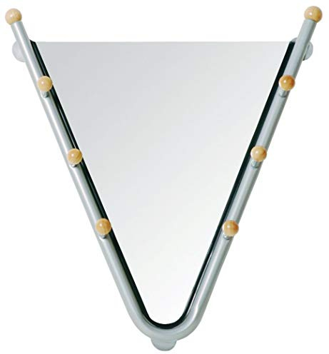 HAKU Spiegel alu, Metall, Spiegel - Maße: B 62 cm x H 67 cm x T 15 cm, Style: Modern