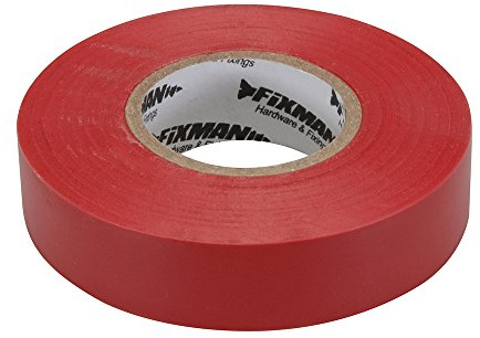 Fixman 191784 Isolierband 19mm x 33m, rot
