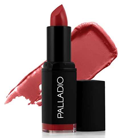 Palladio Herbal Matte Lipstick, Scarlet, Creamy and Full Coverage Long Lasting Matte Lipstick