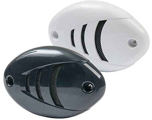 Marinco 10080 12V Drop-in Low Profile Horn with Black and White Grills