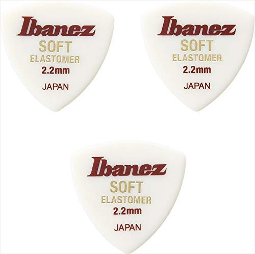 IBANEZ Elastomer Triangel Plektren 2,2mm Soft - 3 Stück (BEL4ST22)