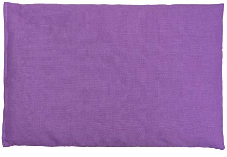 Coussin aux pépins de raisins - mauve - 30x20cm - Coussin thermique - Coussin aux graines - Bouillotte sèche - Compresse froide -