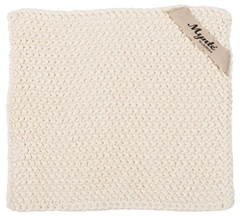 Topflappen Mynte Latte gestrickt