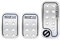 Walser 16959 Pedalset Sparco Racing 3 - teilig 150 ml, Chrom