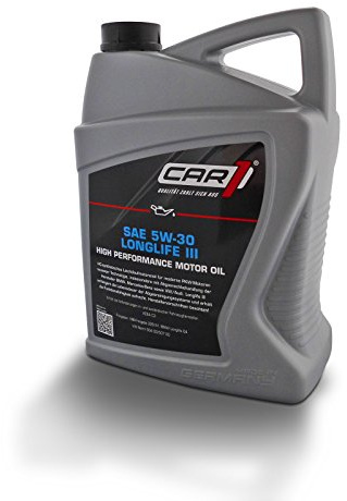CAR1 Motoröl 5W-30 Longlife Leichtlauf High Performance Motor Motoren Öl Benzin Diesel Ottomotor Benzinmotor Dieselmotor Engine Oil 5L