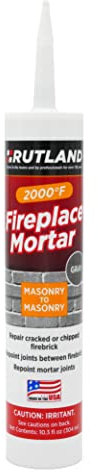 Rutland Products Fireplace Mortar, Grey, 10.3 fl oz