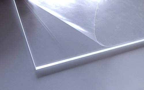Cuadros Lifestyle | 4 mm akrylglas 30 x 30 cm | PMMA XT | Transparent | Kristallklart | UV-resistent | laminerad på båda sidor | Skär till storlek 300 x 300 mm