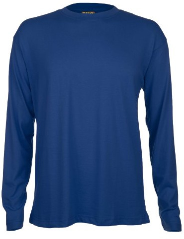 Mens Long Sleeve Premium T Shirts by MIG Sizes S to 4XL (4XL - XXXXL, Royal)