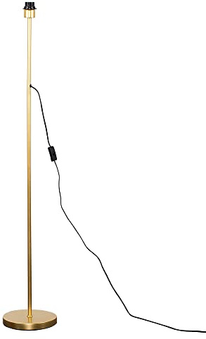 MiniSun | Modern Floor Lamp Base in a Gold Effect Metal Finish | Floor Lamps & Torchieres, Home Décor & Improvement Essential