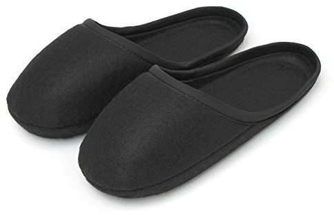 Kettelservice-Metzker Museumspantoffeln - Handwerkerpantoffeln - Filzüberschuhe - Schlosspantoffeln ! Schwarz (10 Paar Schwarz)