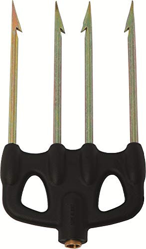 Cressi 1946 Erwachsene Mutliprong Nylon 4 Points Tempered Multiprong 4 Prong, Schwarz, Uni
