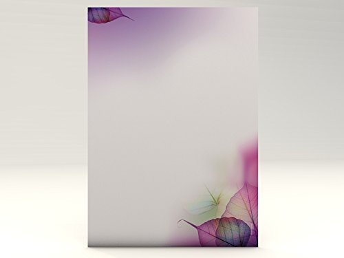 Motivpapper Magic Leaves magiska blad, 50 ark motivpapper DIN A4, 90 g/kvm