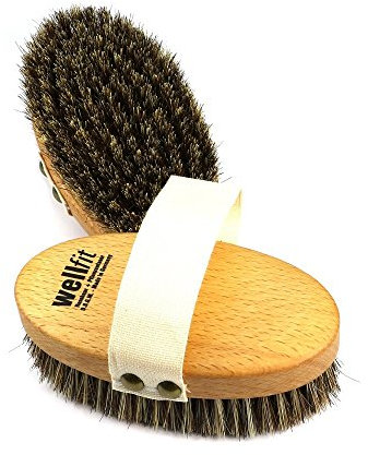 KulturGUT Shop - Wellnessbürste - Buche Handbürste - Massagebürste - Fettpolster minimieren