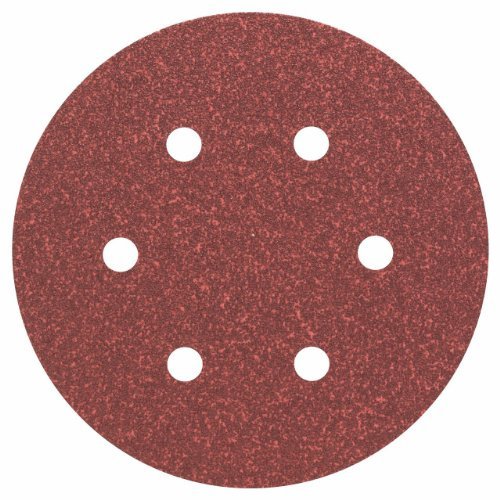 Bosch Professional Slipblad för excenterslipmaskin trä och färg (5 stycken, Ø 150 mm, kornstorlek 60, C430), grå