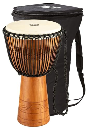 Meinl Percussion Water Rhythm Series Djembe, Braun (ADJ2-XL+BAG)