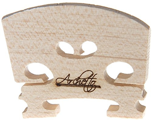 Maple Violin Bridge 4/4 (Full Size) Shaped and Cut by Archetto - All Sizes Available