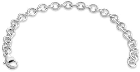 Belcho USA Sterling Silver 5.5mm Thick Necklace Extender (2 Inches)