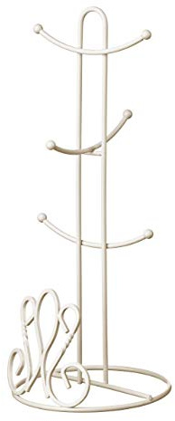Premier Housewares De Lis Mug Tree - Cream
