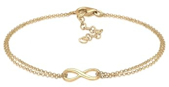 Elli Armband Damen Infinity Trend Symbol 925 Sterling Silber Vergoldet