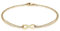 Elli Armband Damen Infinity Trend Symbol in 925 Sterling Silber Vergoldet