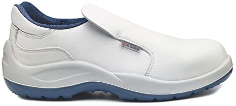 Base Protection Litio Scarpa Antinfortunistica, da Uomo e Donna, Bianco/Blu, Taglie 40