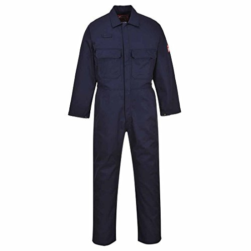 Portwest Buzo Ignífugo Bizweld, Tamaño: XL, Color: Marino Altos, BIZ1NATXL