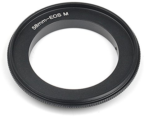 Pixco 58mm Lens Macro Reverse Adapter Ring for EOS M Camera
