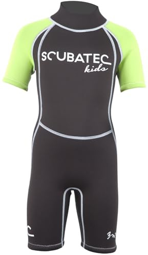 Scubatec 3 mm Muta in neoprene per bambini “Kids Wave“, verde