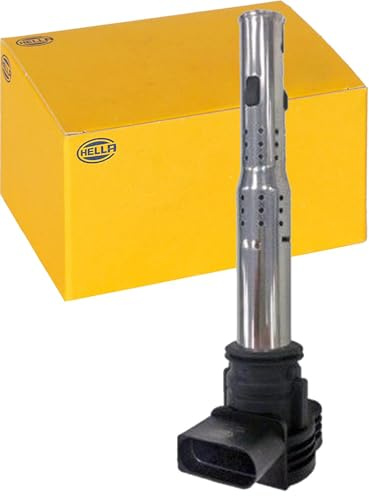 HELLA 5DA 193 175-921 Bobina de encendido - 12V - 4polos - Bobina de encendido cavidad bujía - enchufado