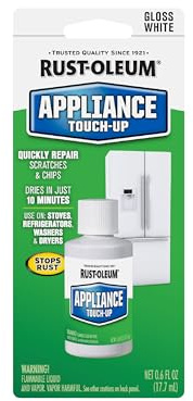 Rust-Oleum 203000 .6-Ounce Specialty Brush Bottle Appliance Touch Up, White, (Pack of 1)