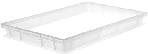 Giganplast Modèle Service Caisse à pâtons blanche, pour pain et pizza, dimensions 60 x 40 x 10 cm