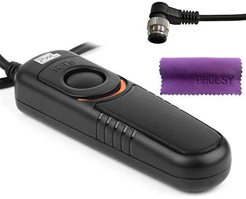 Pixel RC201-DC0 Wired Remote Control Camera Compatible with Nikon Z9 D3 D4 D4s D5 D6 D800 D850 D800E D810 D810A D700 D500 D300 D200 F6 F100 F5 F90X F90X 0N90 s D1X D2H D3X Compatible with MC-30 MC-36A