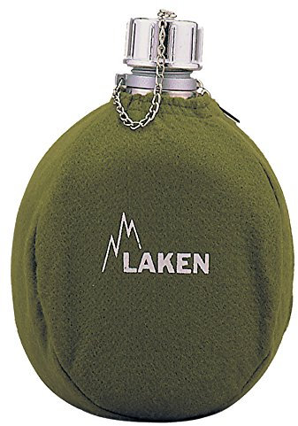 LAKEN Clásica, Cantimplora de Aluminio con Fonda de Fieltro, 1 L