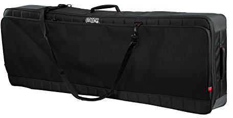 Gator Pro-Go Series Keyboardtasche für 76-Tasten-Keyboards | Microfleece-Innenausstattung | schwarz (G-PG-76)