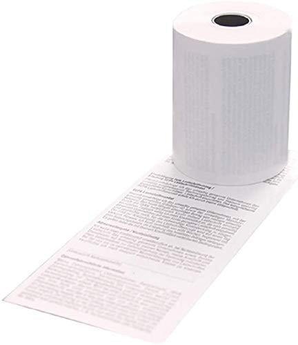 EC-Cash Rollen 57mm x 15m x 12mm mit Lastschrifttext - 100 EC-Cash-Thermorollen Ø 37mm - BPA (Bisphenol-A) frei