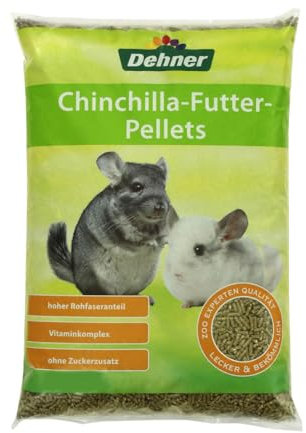 Dehner Lieblinge Nagerfutter, Chinchillafutter in Pelletform, für eine gesunde Verdauung, 5 kg