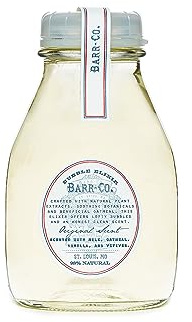 Barr-Co. Original Scent Bubble Bath Elixir, Vanilla Coconut Bath Soap with Oatmeal and Vetiver, Relaxing Bath Products for Women & Men, Natural Bath Soak, 16 fl oz