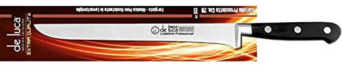 DE LUCA Coltello da PROSCIUTTO con Lama in Acciaio Inox 28 CM Linea FORGIATO