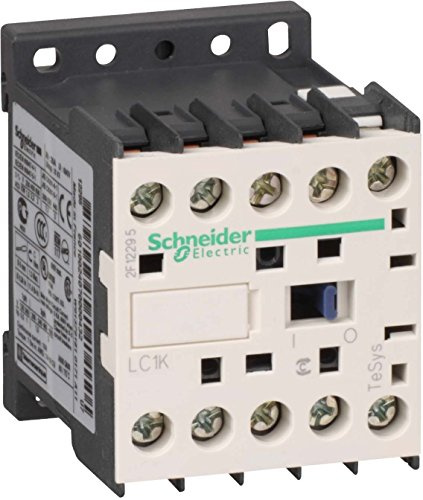Schneider LC1K1210Q7 12 A TeSys 3P AC3 AC Coil K Contactor, 380 V, White