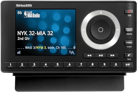 SiriusXM SXPL1V1 Onyx Plus Satellite Radio with Vehicle Kit – Easy to Install, Enjoy SiriusXM on Your Existing Car Stereo with This Dock and Play Radio