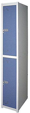 Taquilla metálica 2 Puertas. Módulo de 1 cuerpo. Med. 1800x330x520 mm. Desmontada