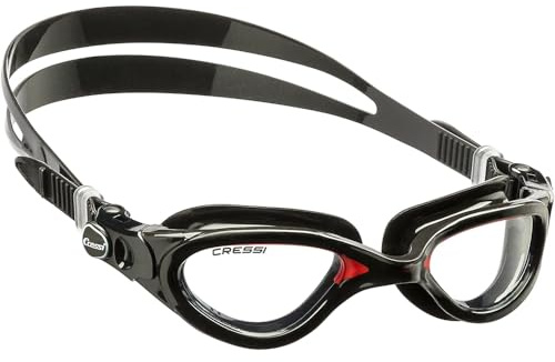 Cressi Flash - Premium Gafas de Natación con Cristales Independientes - Anti Empañante y Anti UV
