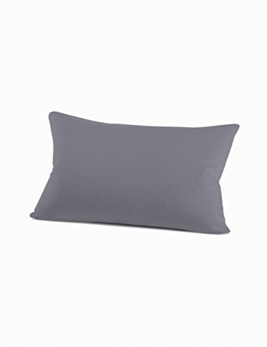 schlafgut 034-128 Mako Jersey Kissenbezug / 40 x 60 cm, Graphit