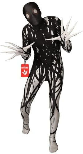 Morphsuits MPZA2 - Costume per travestimento da Mostro Zalgo, Adulti, 186-210 cm, XXL