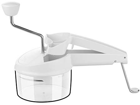 Tescoma 643876 Handy Grattugia Julienne con 3 Dischi, Acciaio Inossidabile