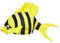 WIDMANN - Adults Yellow Tropical Fish hat. Perfect for world book day, halloween, carnival or birthday party.