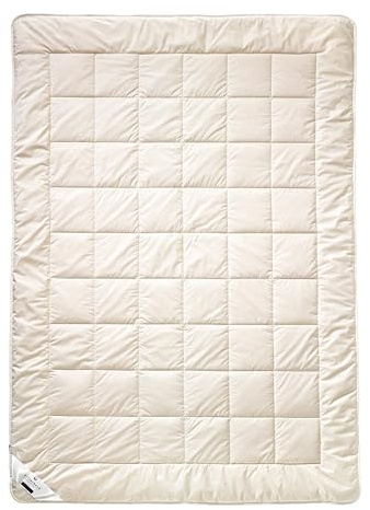 Billerbeck Bettdecke E45 Bamboo - Ganzjahresdecke – 135 x 200 cm – Baumwolldecke - Bettdecke für das ganze Jahr – mit Bambus Füllung